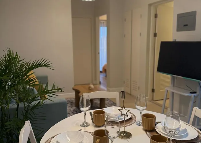 Apartamento Stylish Cozy Nordic 2br Netflix & Free Parking