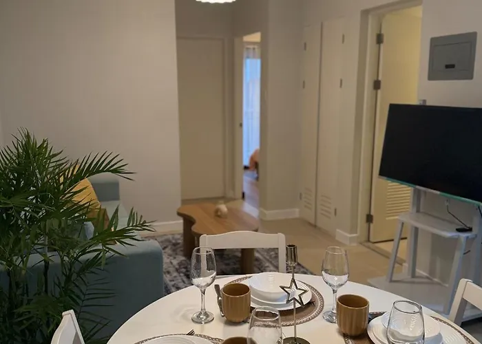 Apartamento Stylish Cozy Nordic 2br Netflix & Free Parking